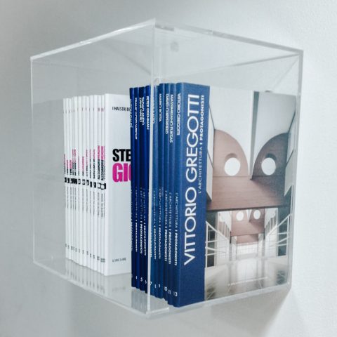 mensola plexiglass trasparente