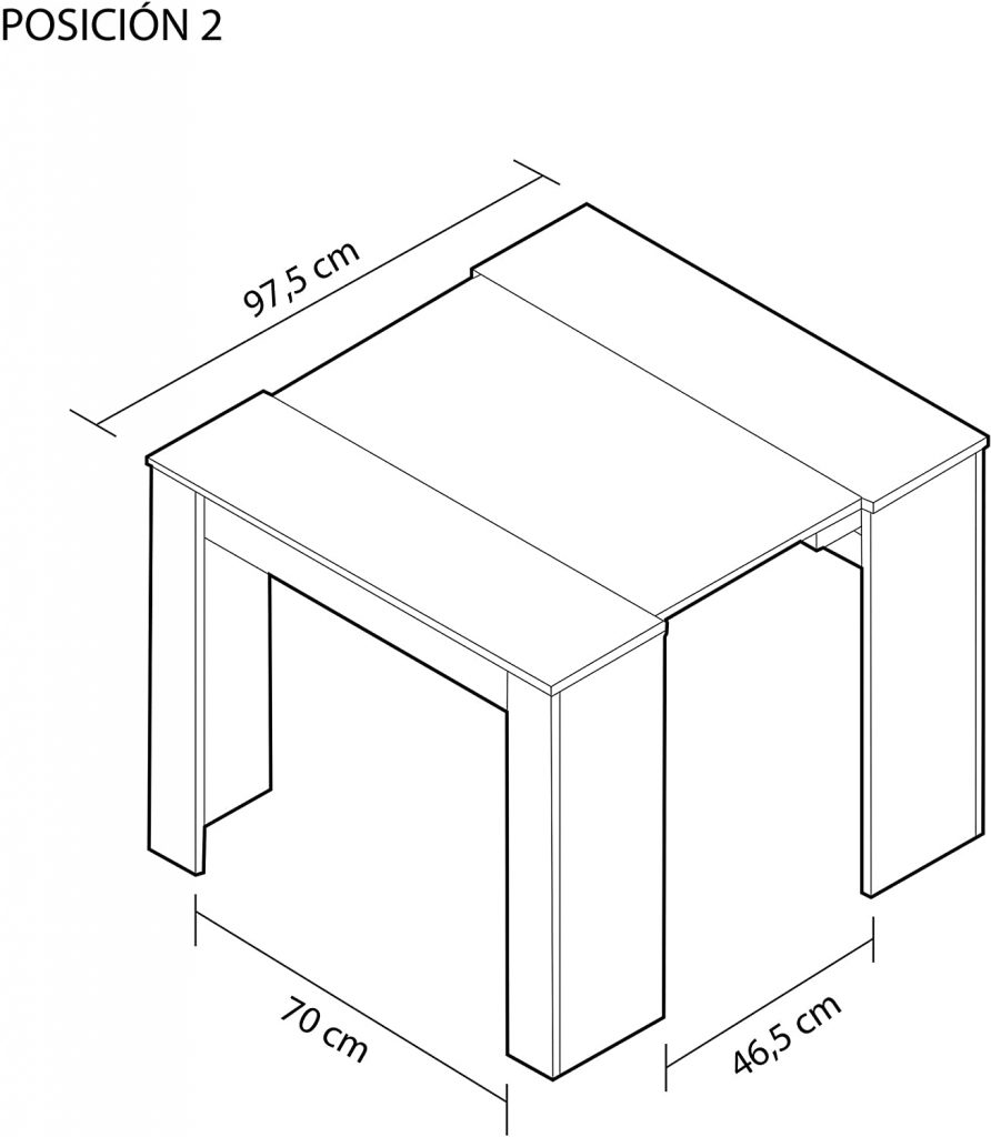 tavolo allungabile in legno