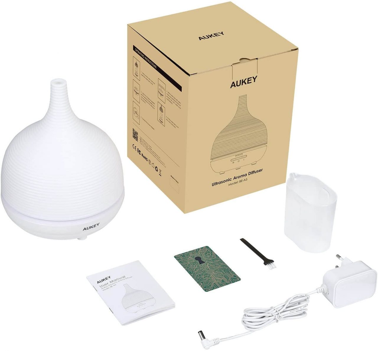 NaturGut Aroma-Salzlampe Diffuser for Essences for Essential Oils aus