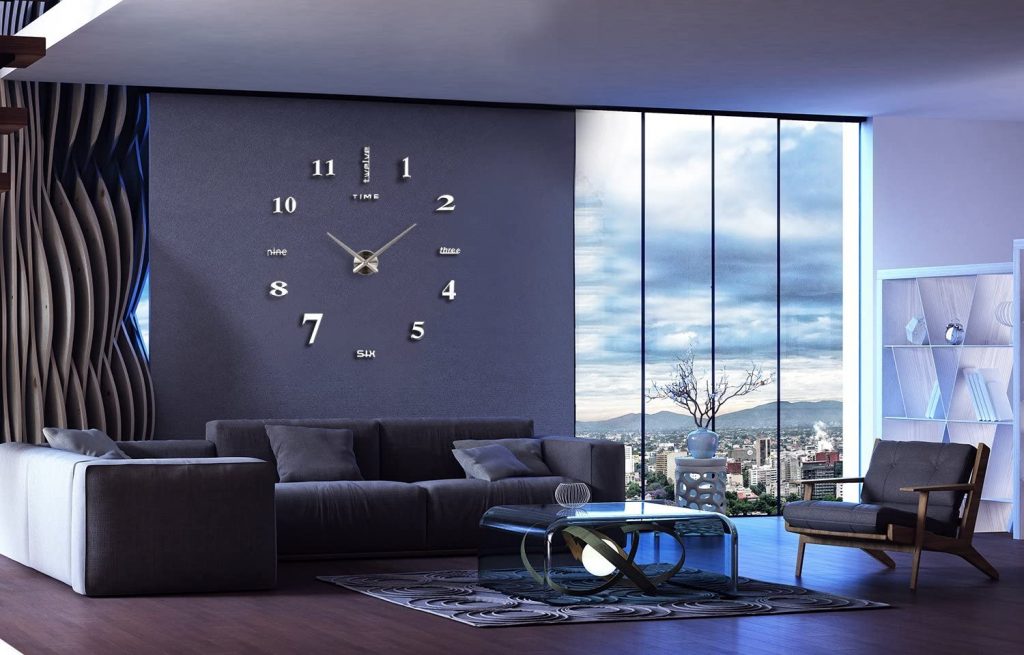 Orologio da parete Hense alimentato a batteria cucina ufficio elegante in metallo camera da letto semplice da salotto HW56 