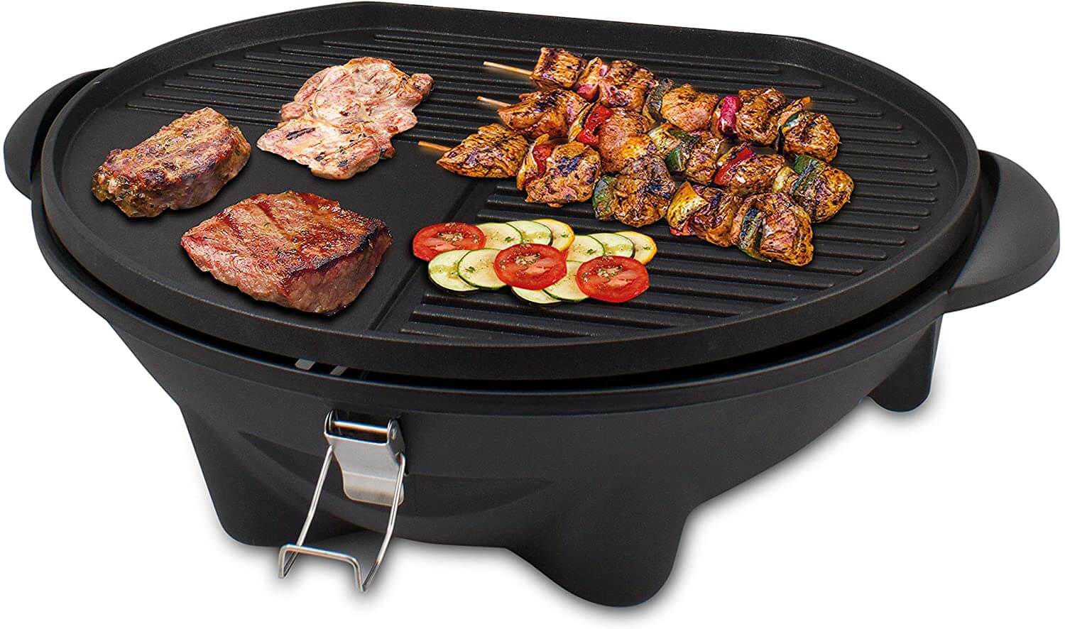 Amazon barbecue elettrico metallo nero