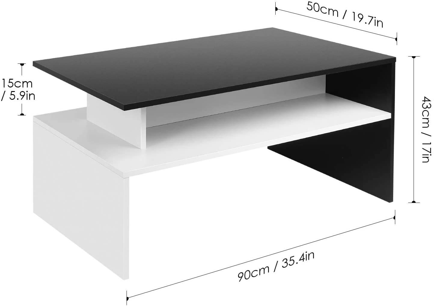 Tavolino basso da soggiorno